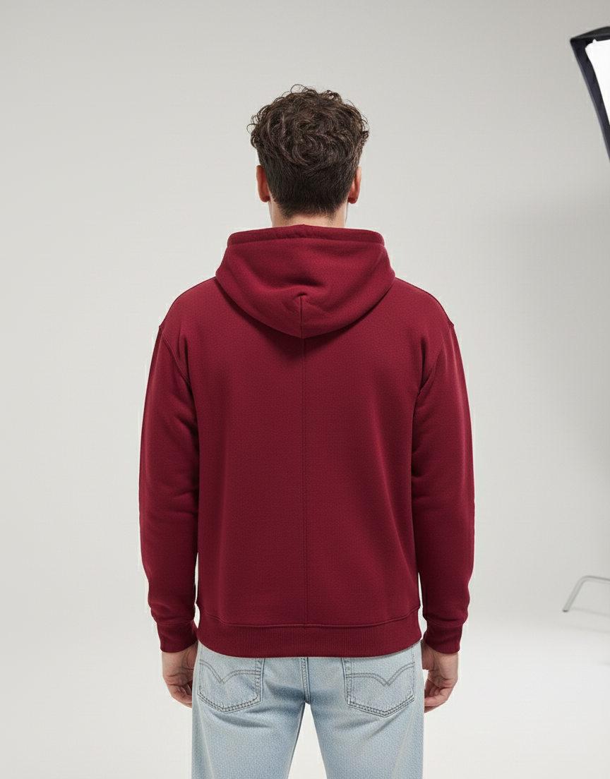Hoodie | Aiden – Maroon