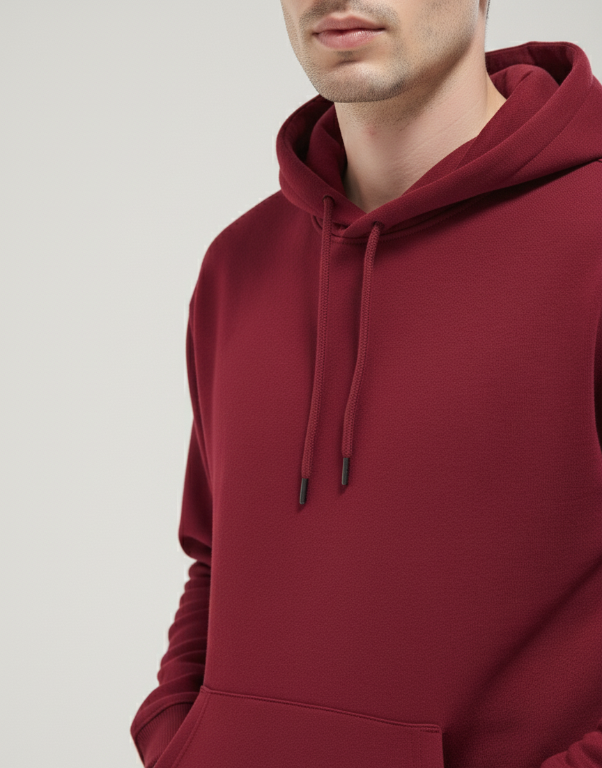 Hoodie | Aiden – Maroon